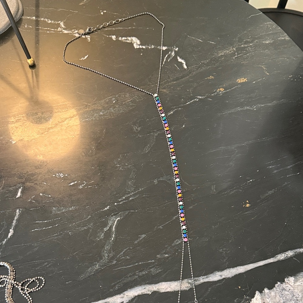 Loren Hope Glen Multi Color Crystal Necklace